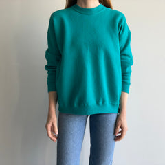 1980/90s Turquoise/Teal Sweatshirt by Lee
