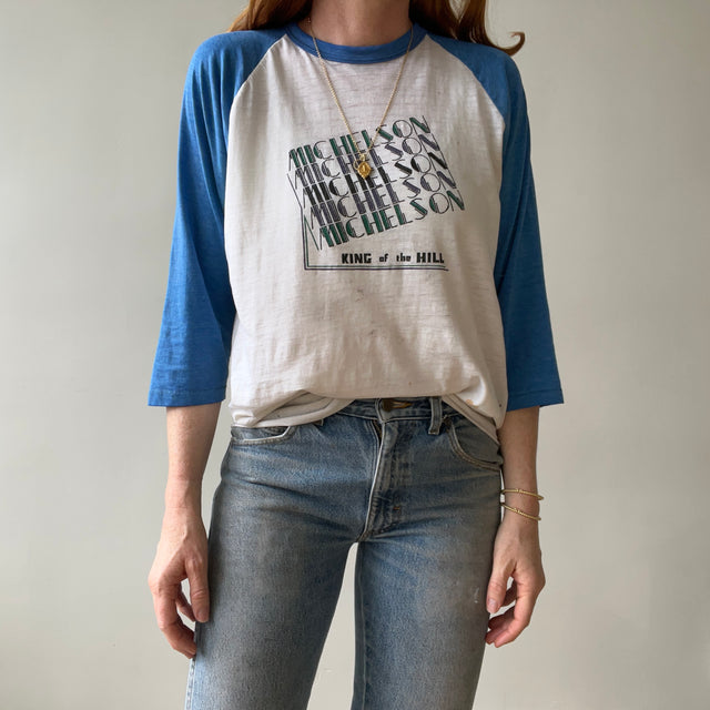 1983 Michelson King Of The Hill Champions Baseball T Shirt