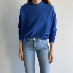 1980s Soft Blank Dodger aka Royal Blue Sweatshirt by Jerzees