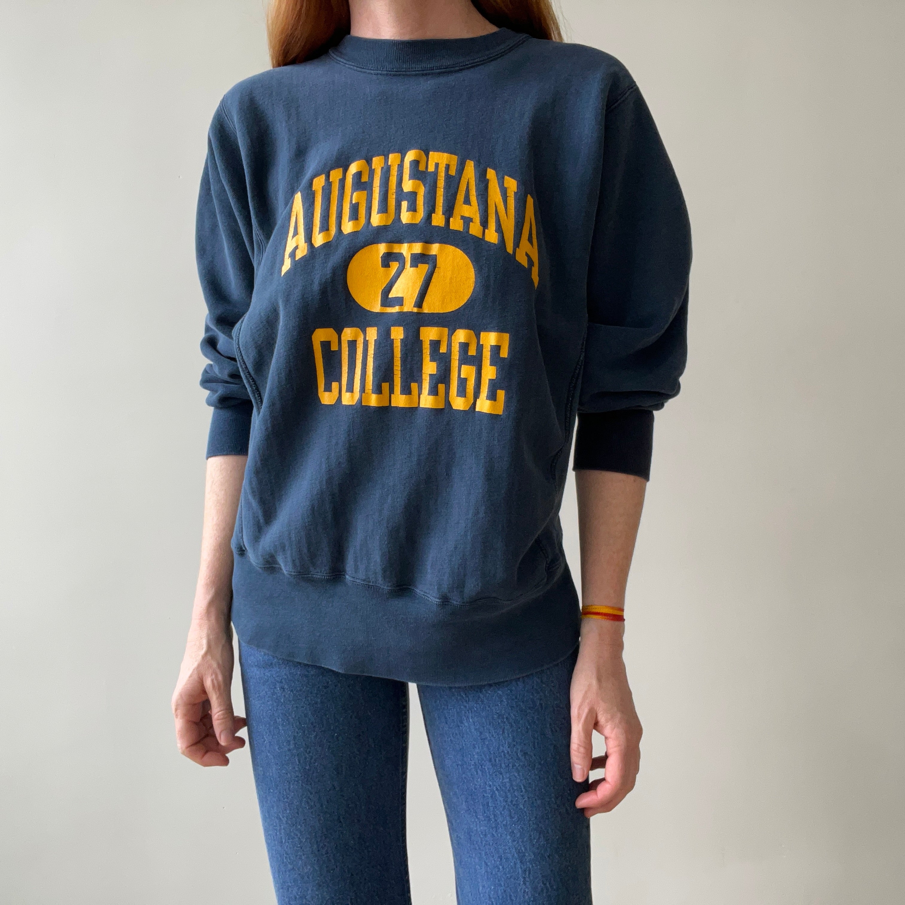 1980s/90s Augustana College Champion Reverse Weave Sweatshirt