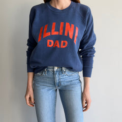 1980s Illini Dad Rad Sweatshirt by Healthknit