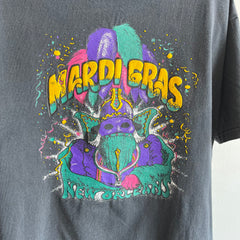 1980s Mardi Gras  CottonT-Shirt Printed on a Harley Blank - Interesting!