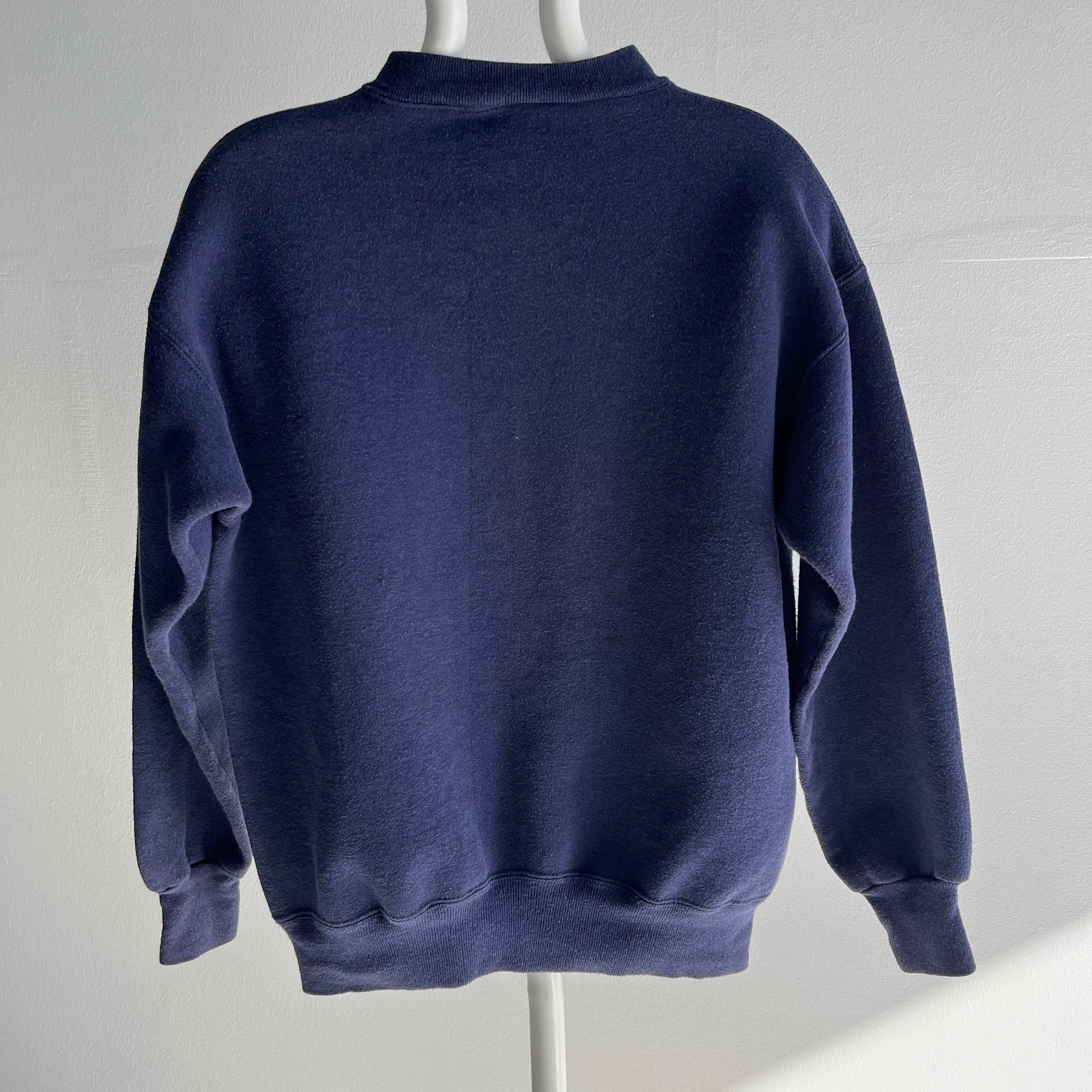 1990s Super Sun Faded Heavy Weight Single V Sweatshirt