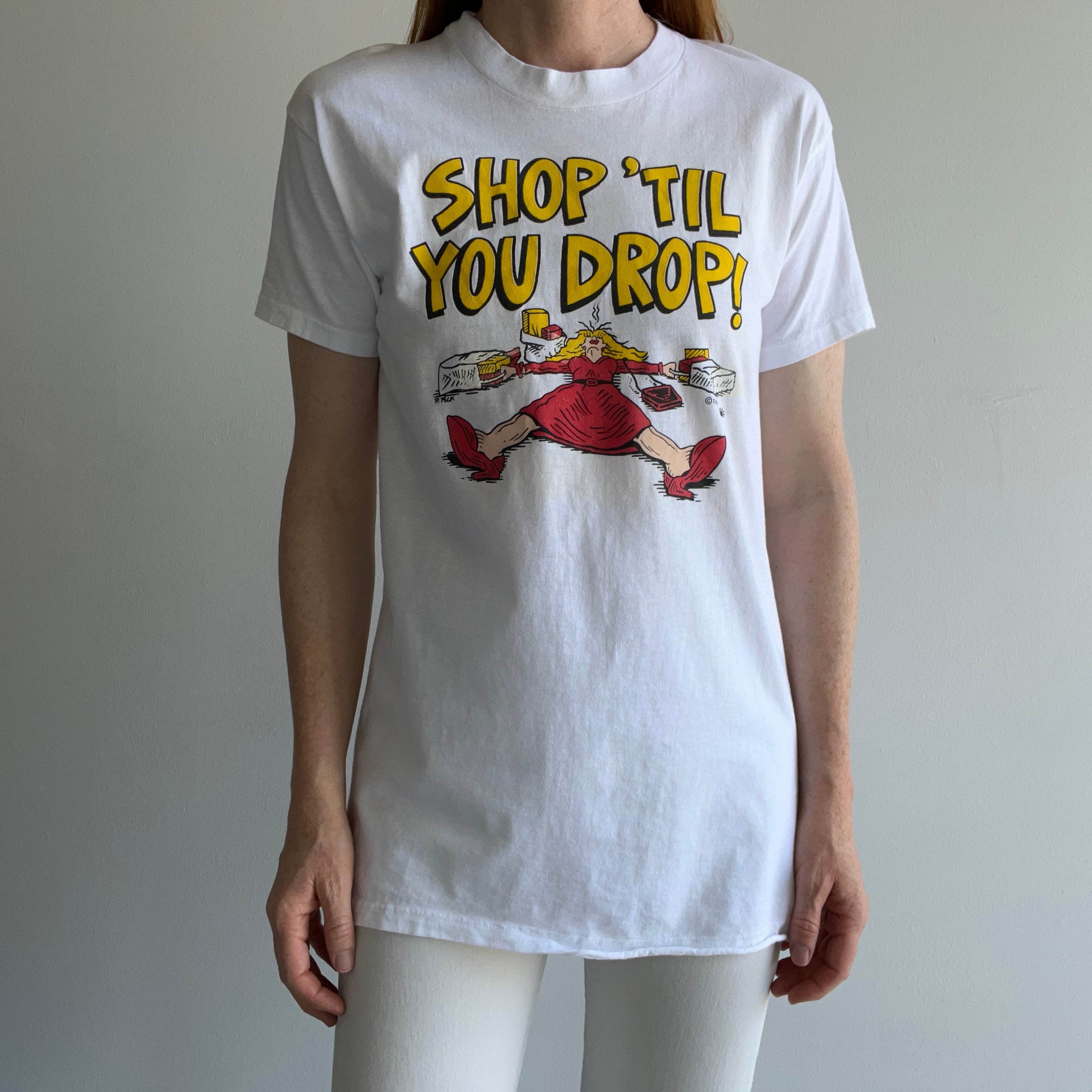 1989 Shop 'Til You Drop T-Shirt by Gitano (IYKYK)