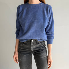 1970s Heather Blue Raglan - Sweet Thing!