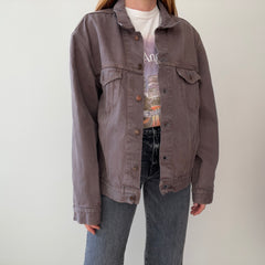 1980s Mauve Over Dyed Levi's Trucker Jacket