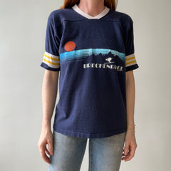 1978 Breckenridge Skier Football Style T Shirt