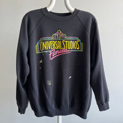 1980s Universal Studios Florida Paint Stained Sweatshirt