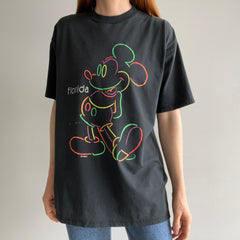 1980/90s Neon Mickey T-Shirt