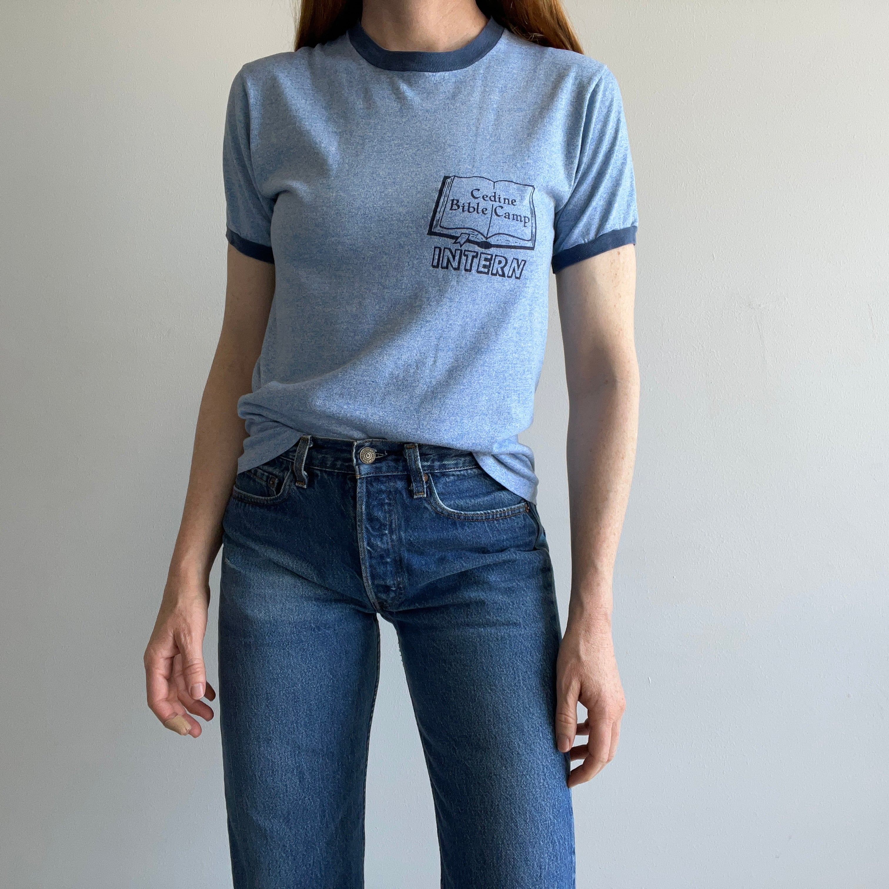 1970/80s Cedine Bible Camp Intern Ring T-Shirt