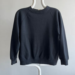 1980s Lovely Blank Black Raglan, Did I mention the Lovely bit?