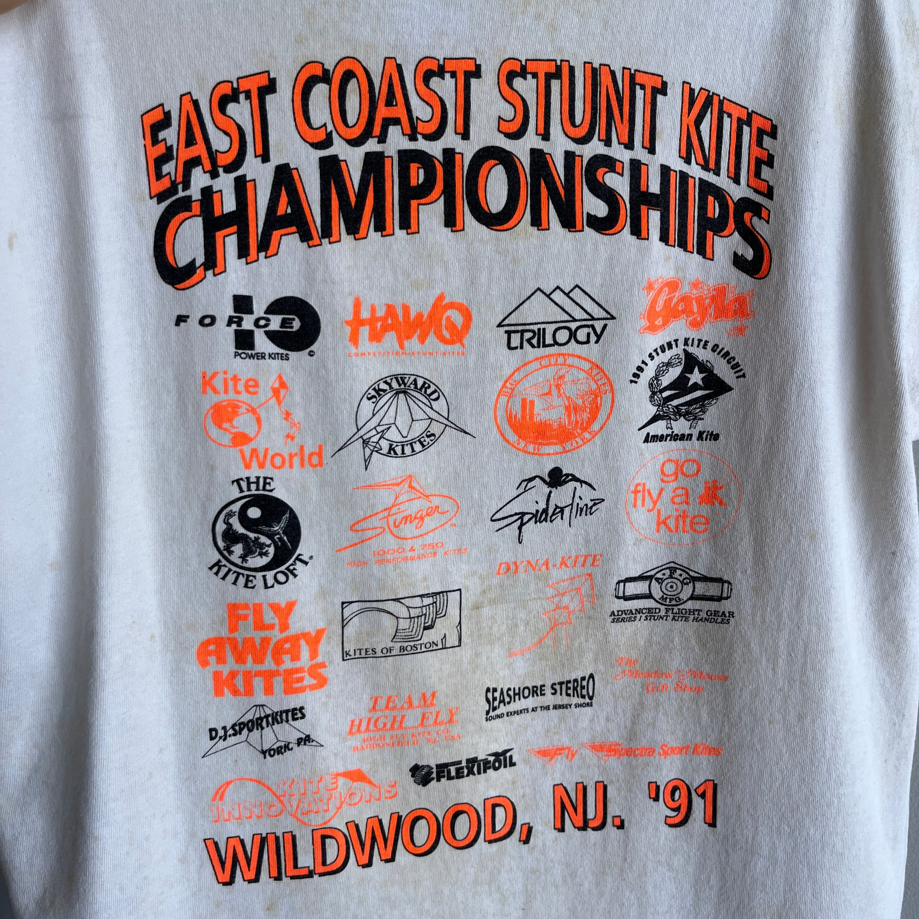 1991 Epic Stunt Kite Championships *Rotten* Cotton T-shirt - Personal Collection