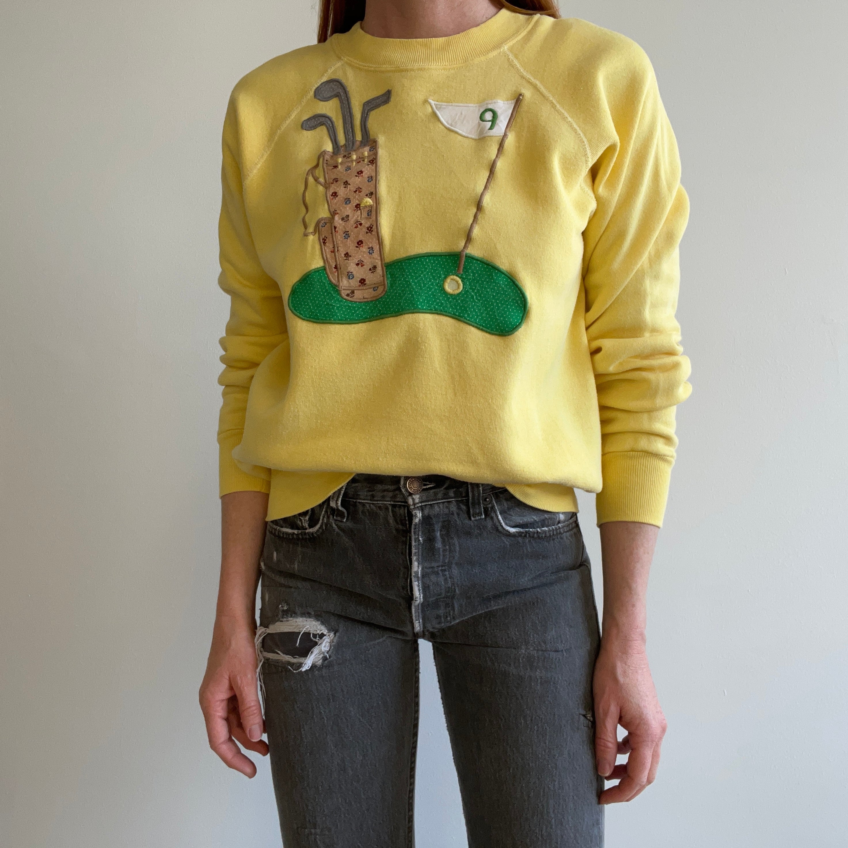 1980s DIY 9th Hole Golf Sweatshirt