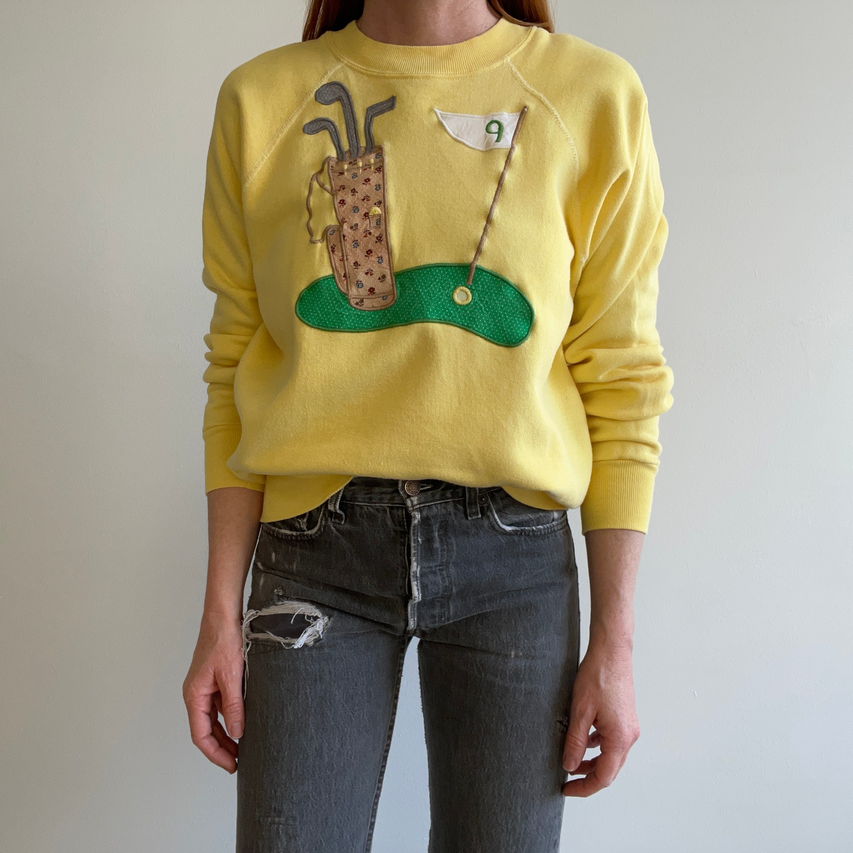 1980s DIY 9th Hole Golf Sweatshirt