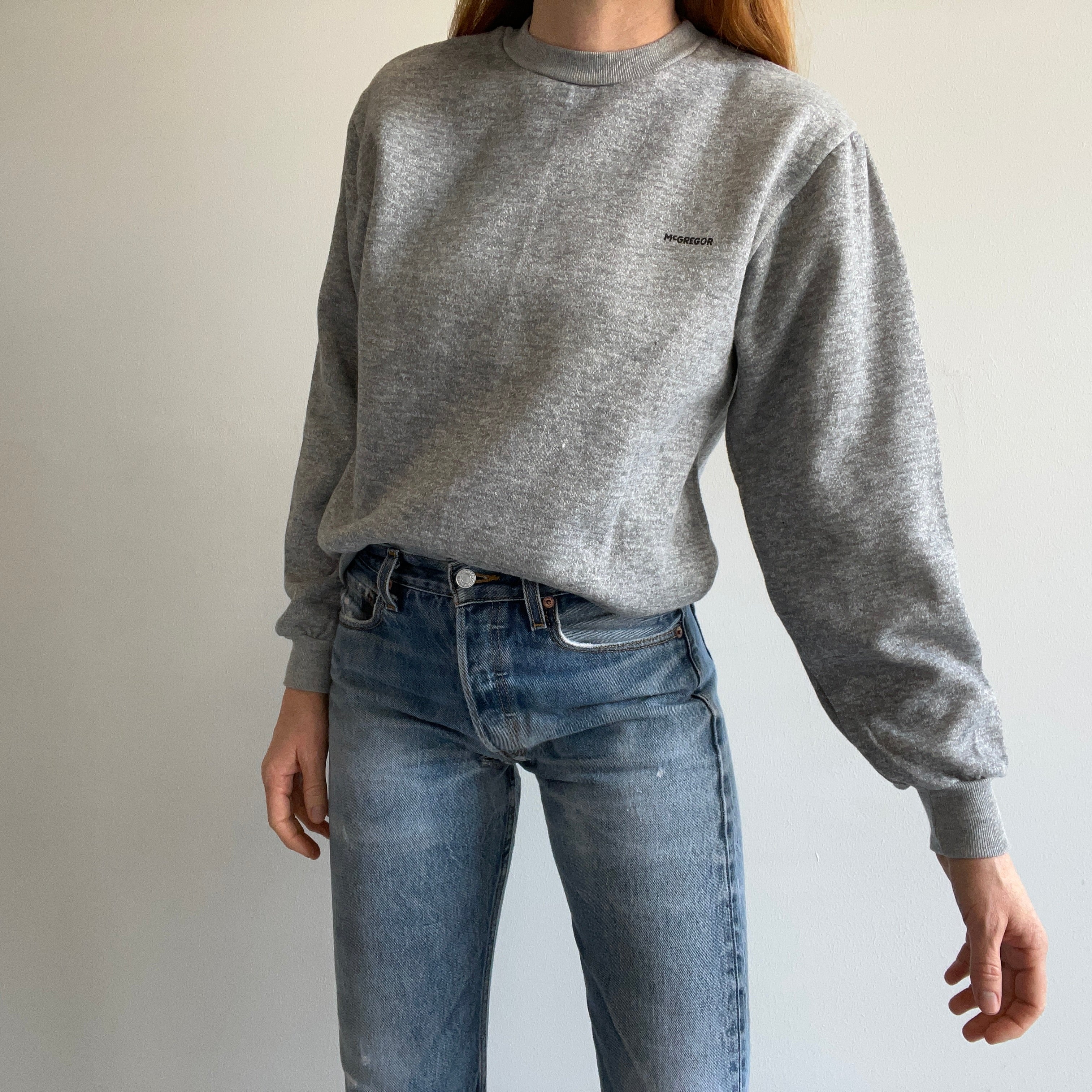 1980s MsGregor - Never Worn - Gray Sweatshirt - So Cozy