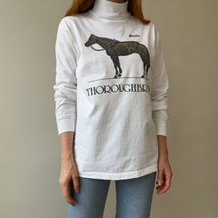 1980s Thoroughbred Alaska Cotton Mock Neck Long Sleeve T-Shirt (I Found Another!)