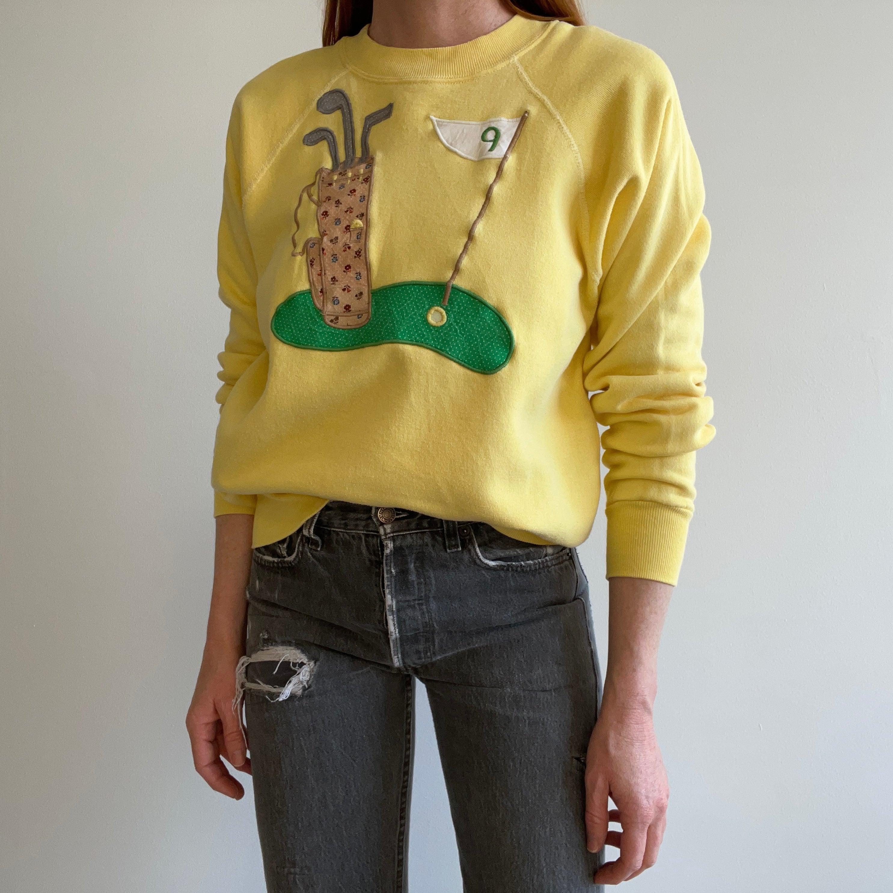 1980s DIY 9th Hole Golf Sweatshirt