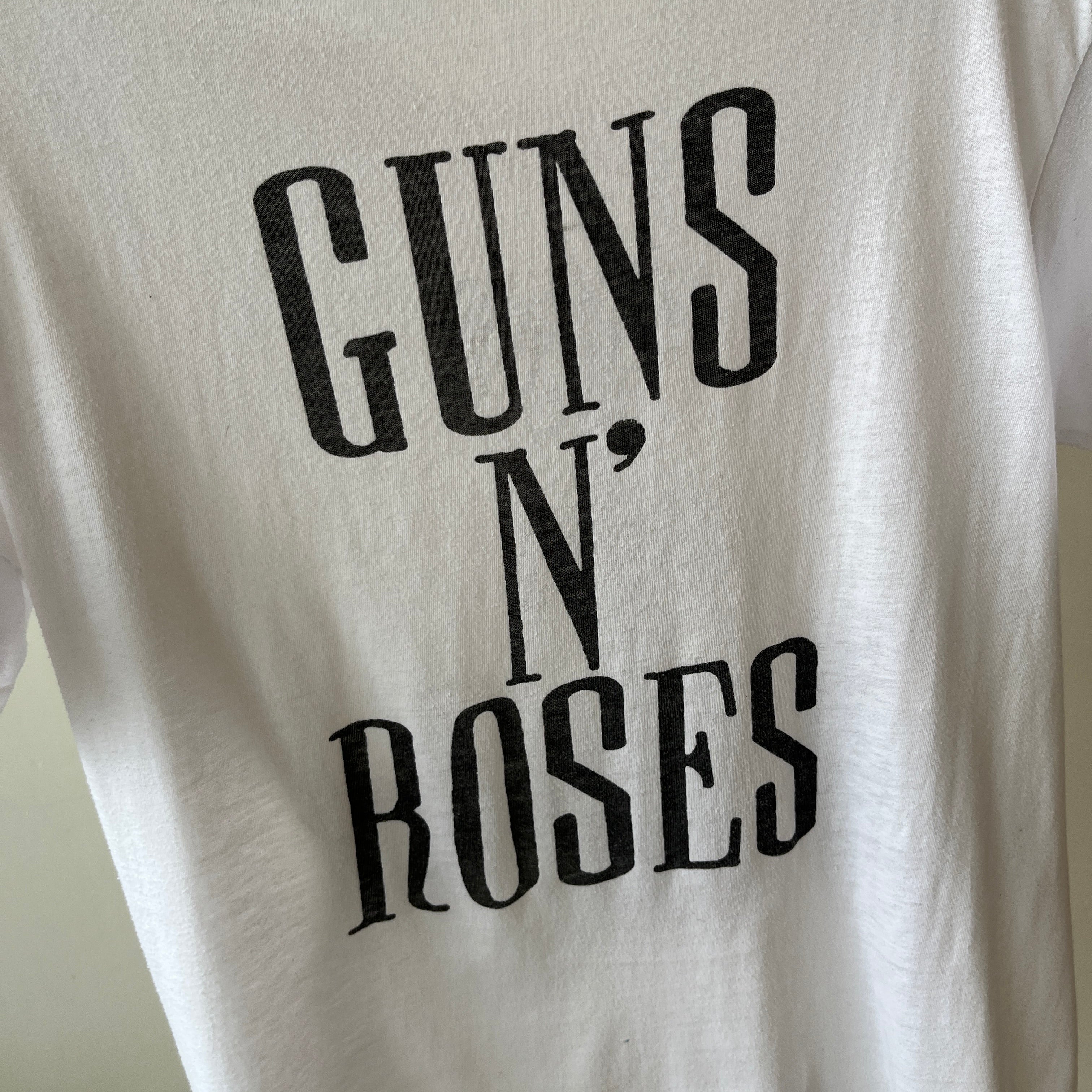 1980s Guns N Roses Front and Back T-Shirt by Screen Stars