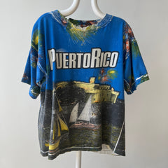 1990s All Over Print Puerto Rico T-Shirt - V COOL