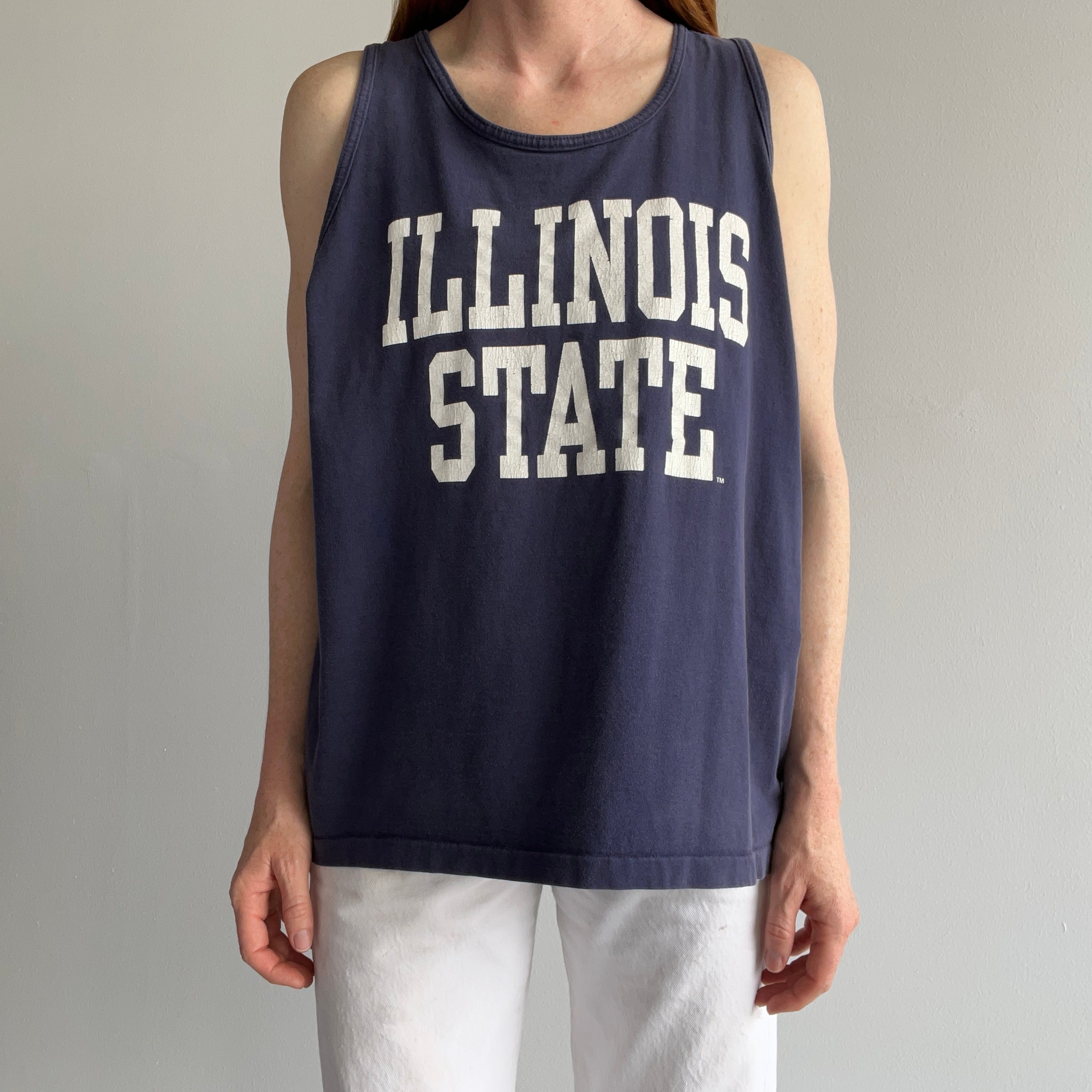 1990s Illinois State Tank Top by Jansport