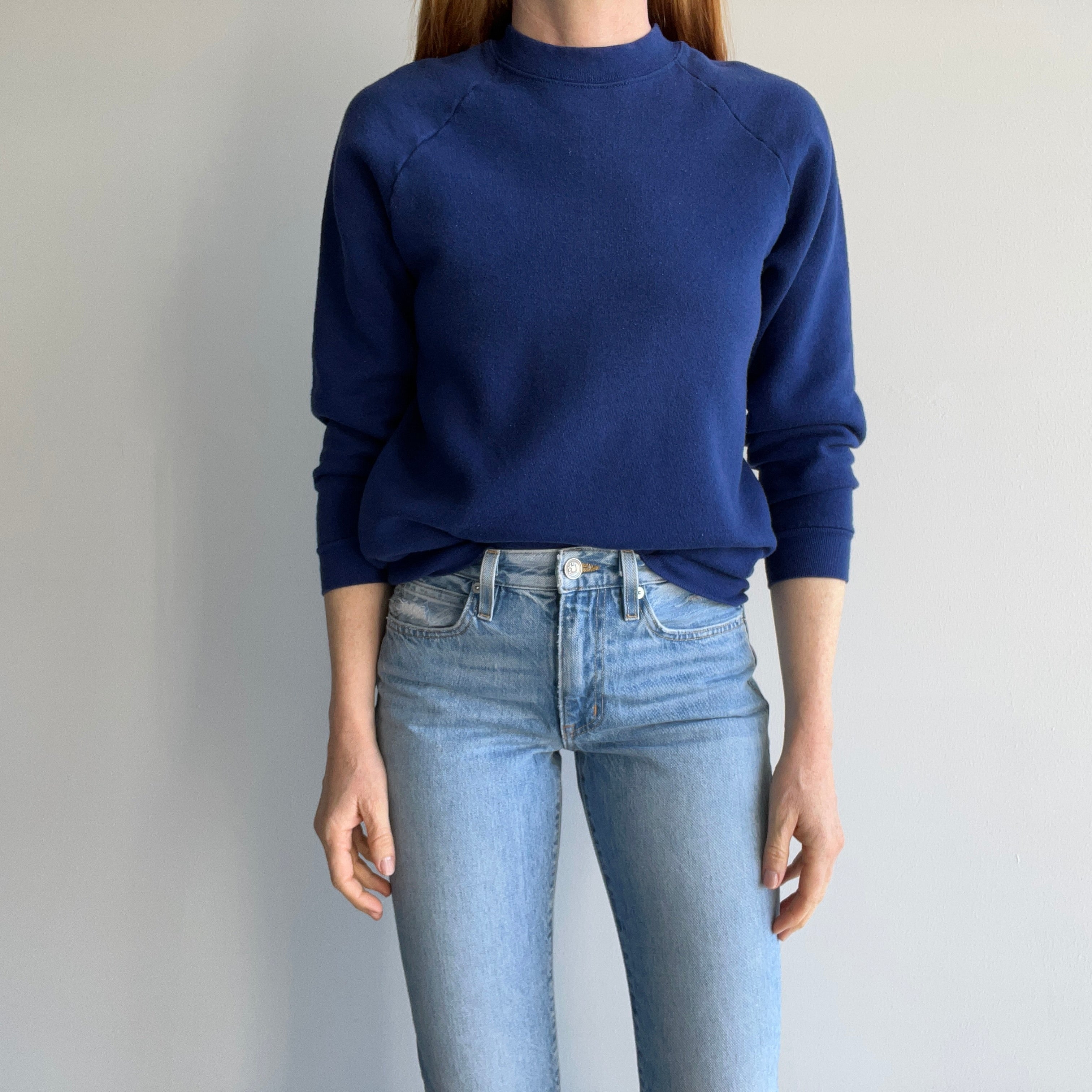 1980s FOTL Ladies Navy Sweatshirt