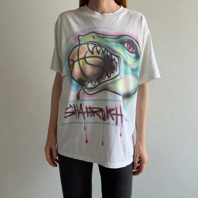 1992 Possible Shaq Reference "Shahrukh" Airbrush T-Shirt