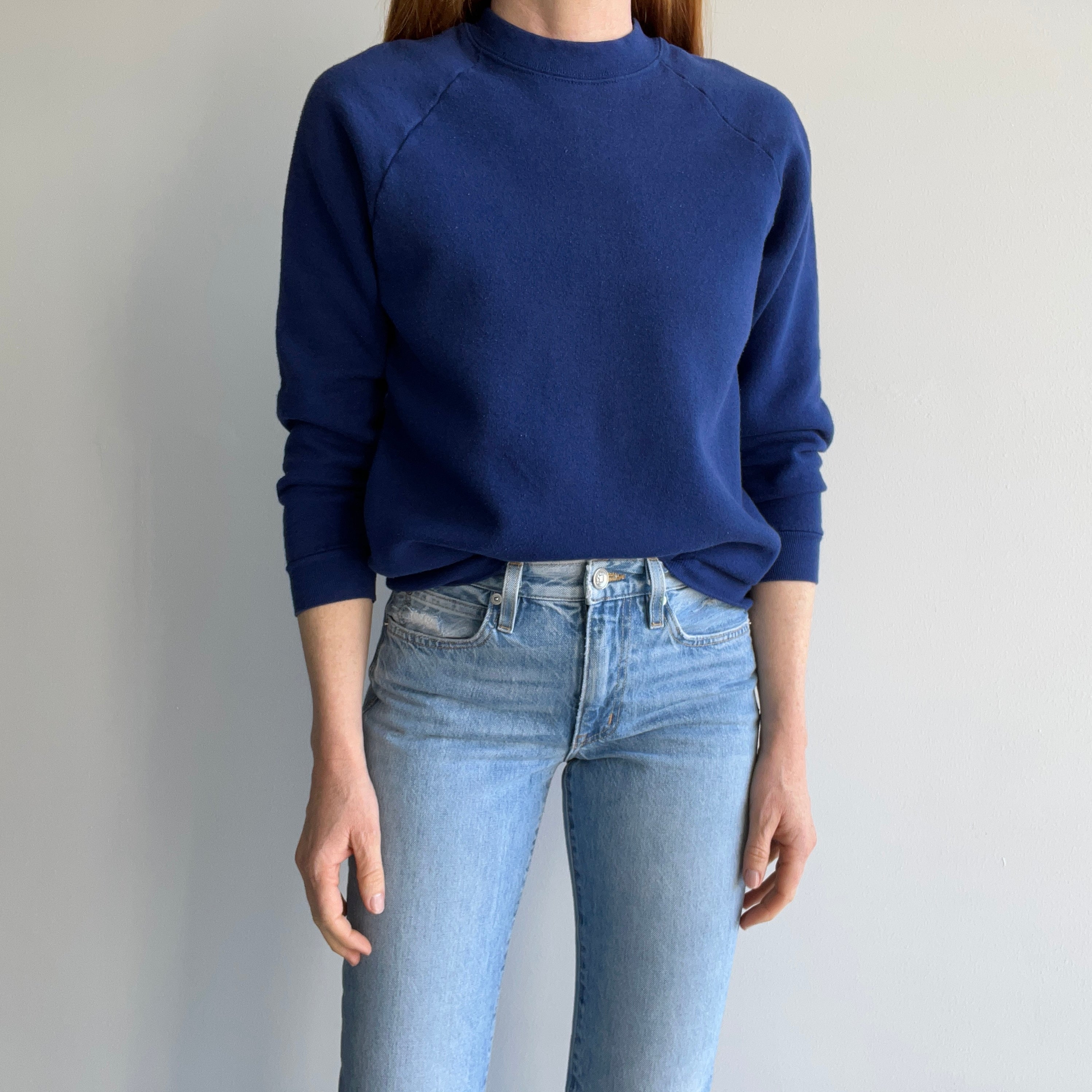 1980s FOTL Ladies Navy Sweatshirt