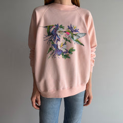 1990s Super Sweet Hummingbird Sweatshirt - Awwwwww
