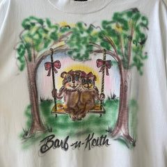 1990s Barb and Keith Airbrush T-Shirt - WOWZA