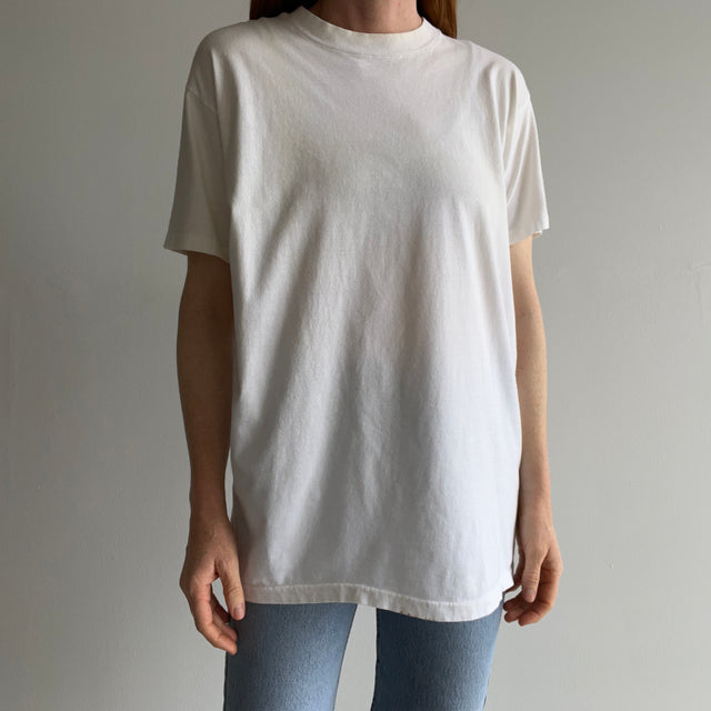 2000s Blank White Aged To Ecru T-Shirt