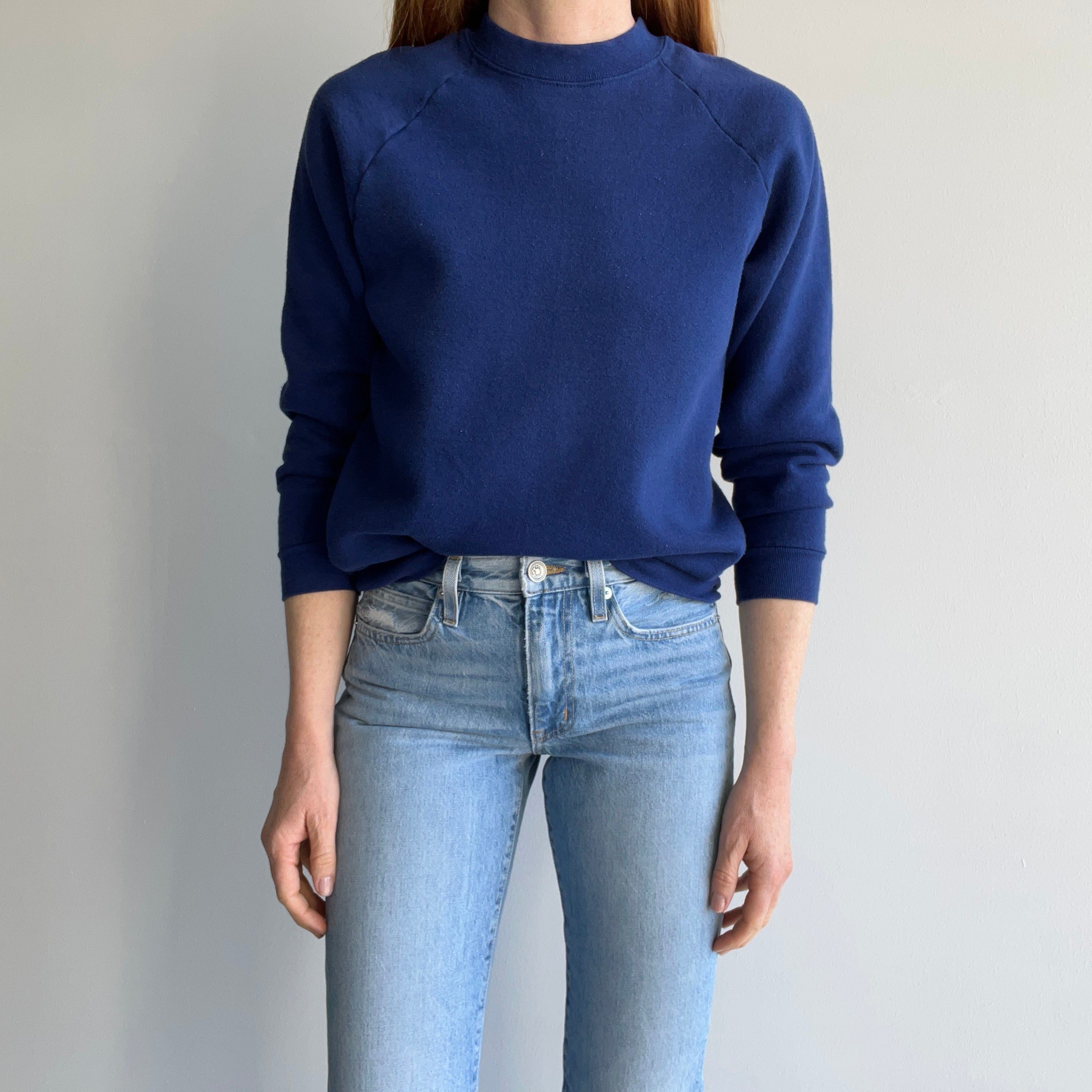 1980s FOTL Ladies Navy Sweatshirt