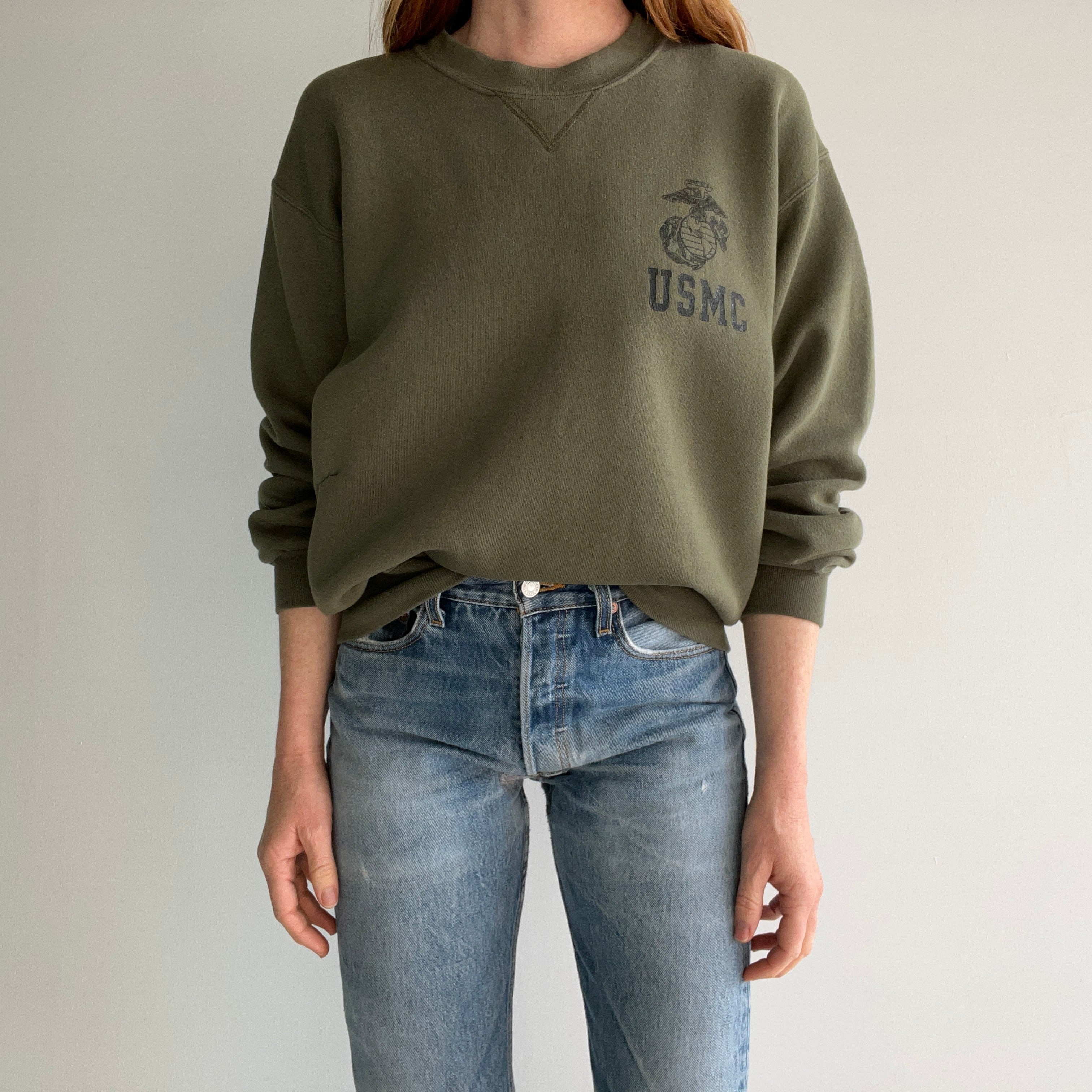 Usmc sweater cheap