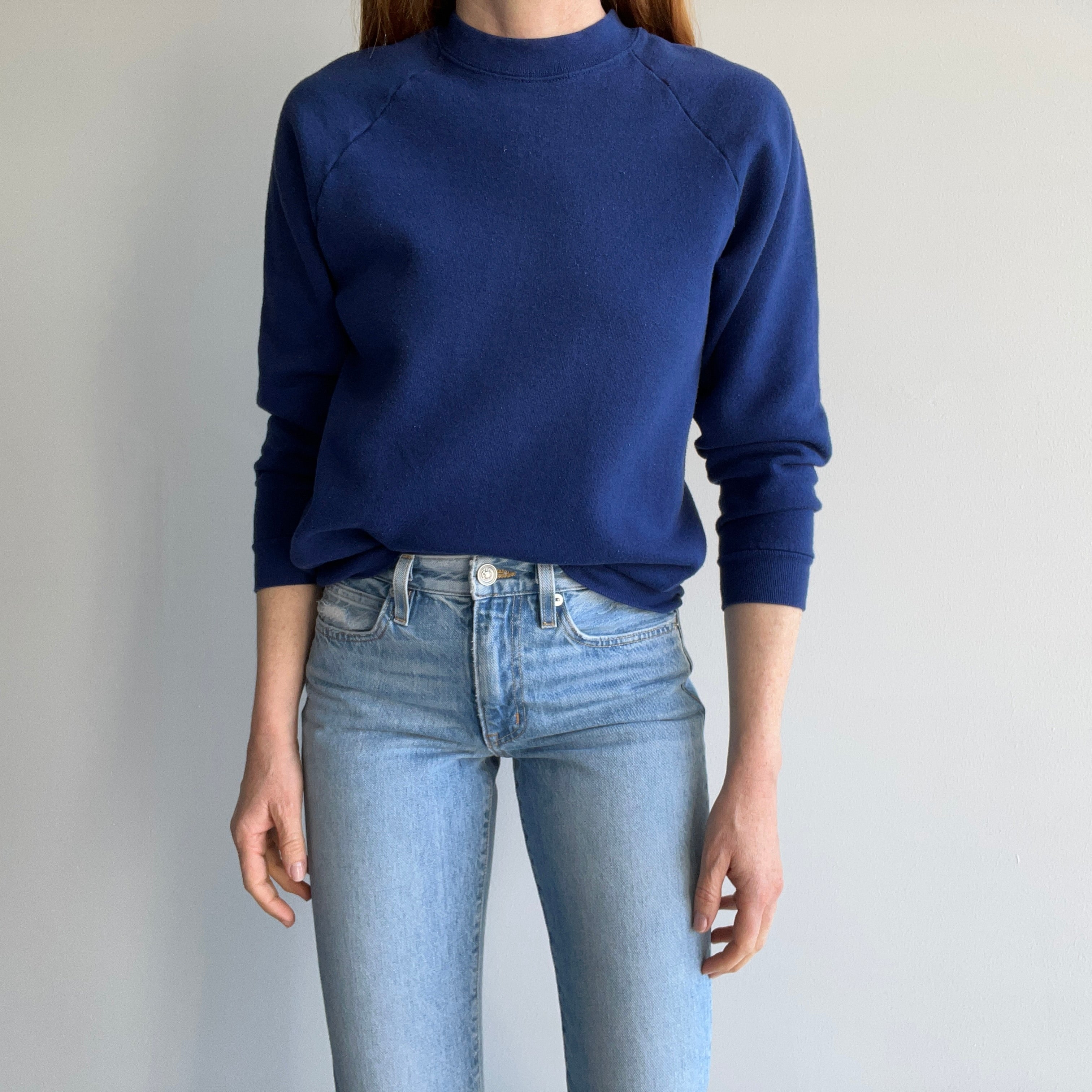 1980s FOTL Ladies Navy Sweatshirt