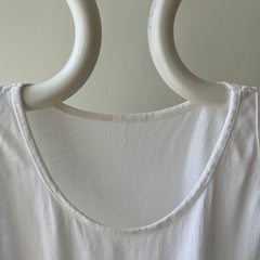 1980s/90s Blank White Tank Top - THIS. IS. GOOD.