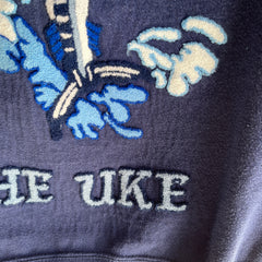 1980s The Uke (Hawaii Blue Green Snapper) WOWOWOWOWOWOW DIY Sweatshirt