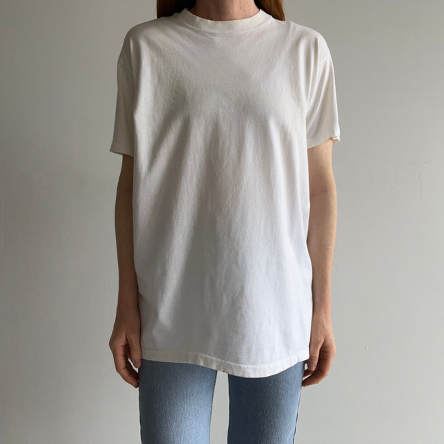 2000s Blank White Aged To Ecru T-Shirt