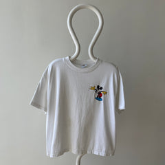 1980s Mickey Mouse Embroidered T-Shirt