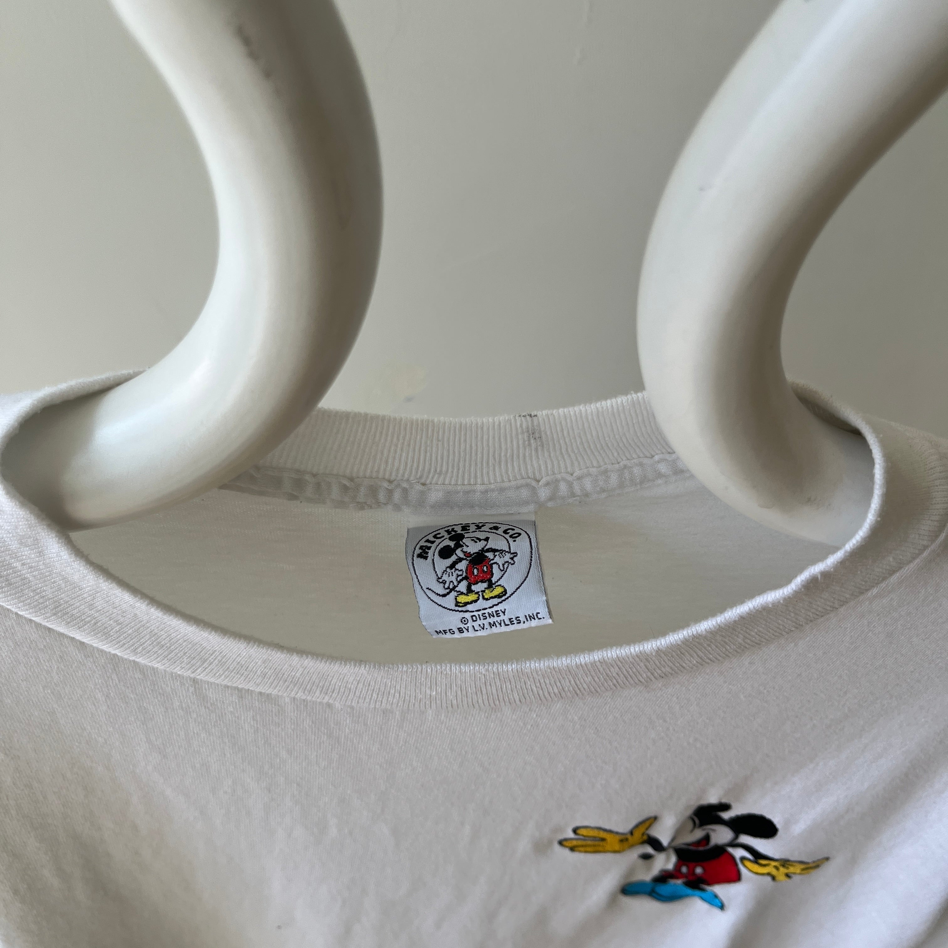 1980s Mickey Mouse Embroidered T-Shirt