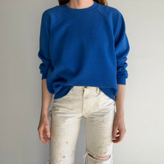 1990s Hanes Her Way Soft Blue Splendid Ragaln Sweatshirt