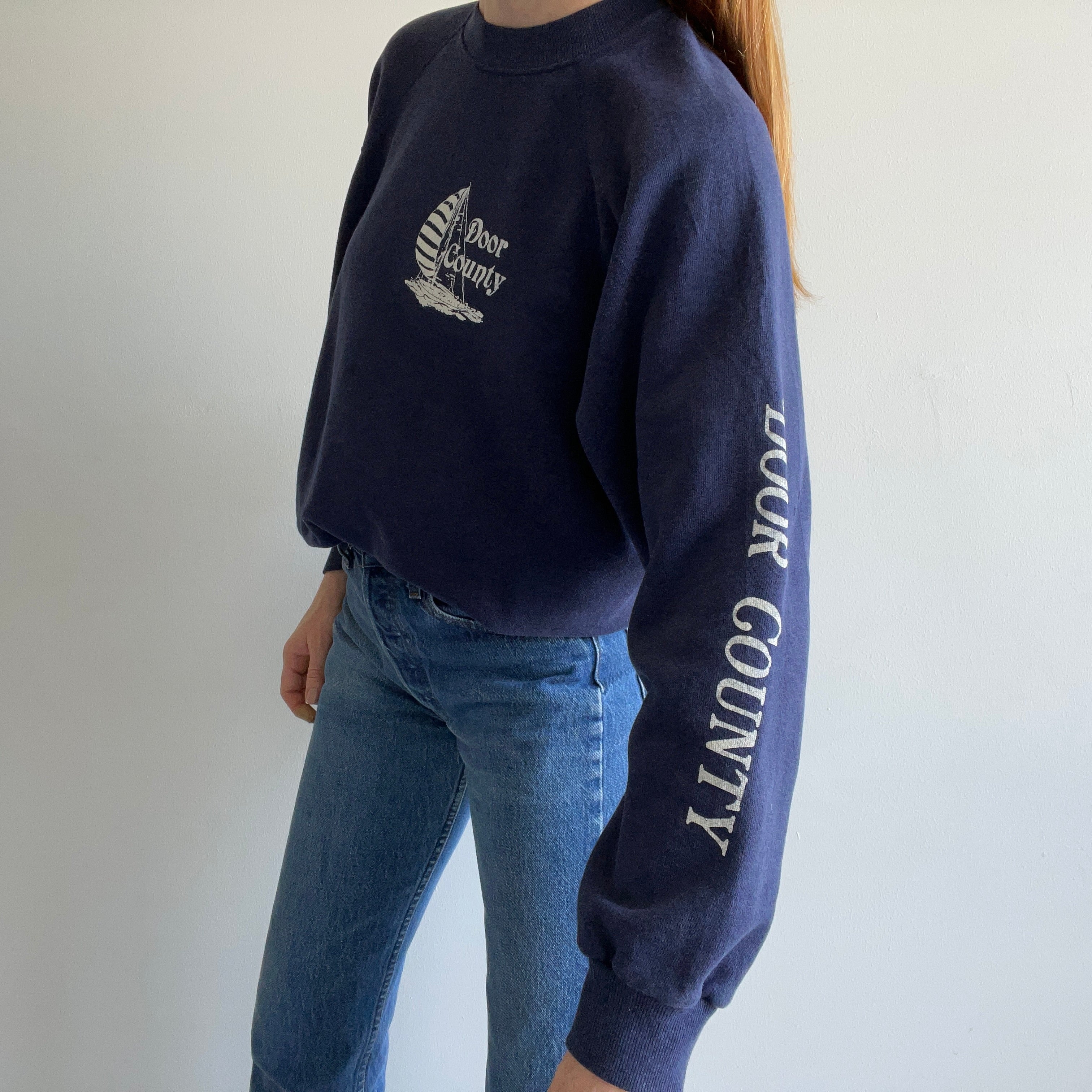 1980s Door County Raglan Sweatshirt