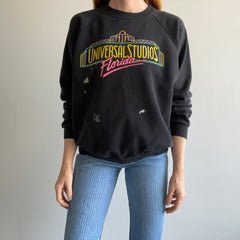 1980s Universal Studios Florida Paint Stained Sweatshirt