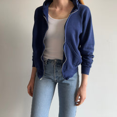 1980s Perfectly Awesome Soft and Slouchy Zip Up Hoodie - Luxury