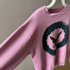 1990s United States Navy Re-Dyed Pink Sweatshirt