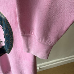 1990s United States Navy Re-Dyed Pink Sweatshirt