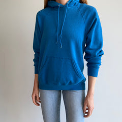 1980 Bright Royal Blue Pullover Hoodie