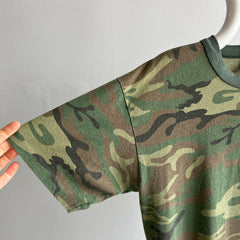 1980s Camo T-Shirt - Great Fit!