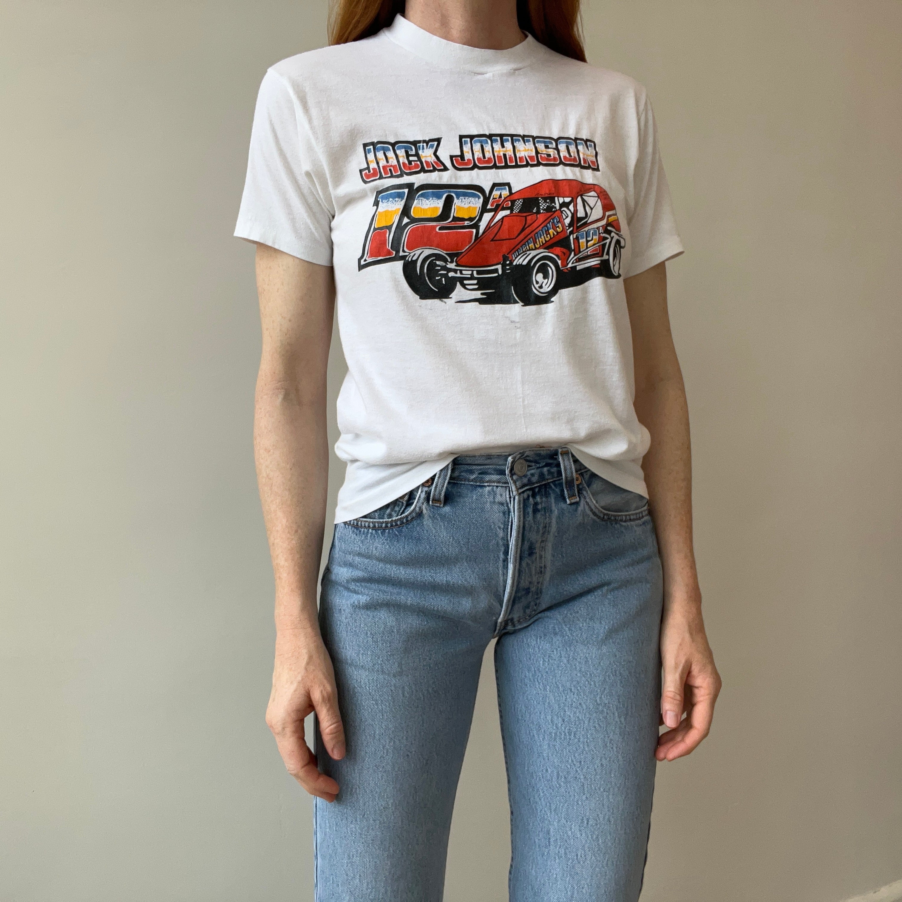 1980s Jack Johnson Drag Racing T-Shirt