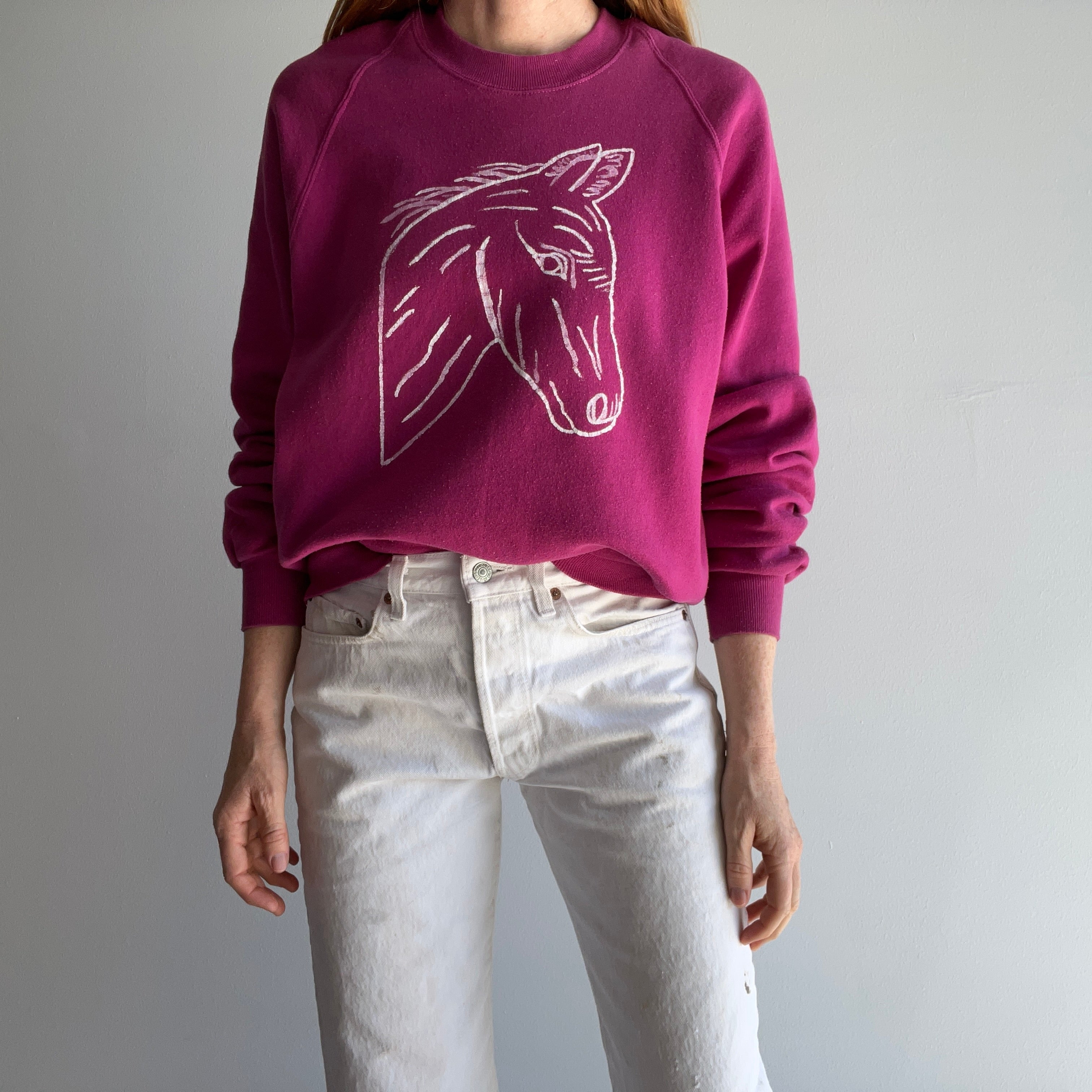 1980s DIY Pony Sweatshirt - !!!!