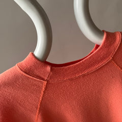 1980s Creamsicle Orange Smaller Raglan Sweatshirt - Excellent Condition