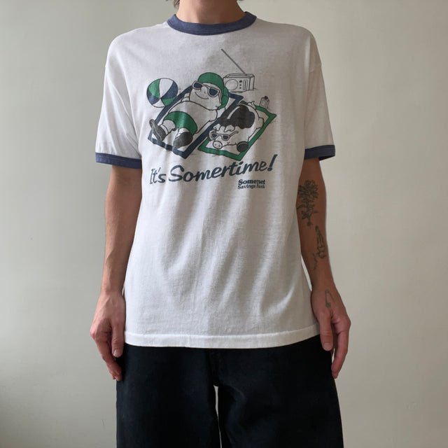 1980s/90s Somertime Ringer T Shirt